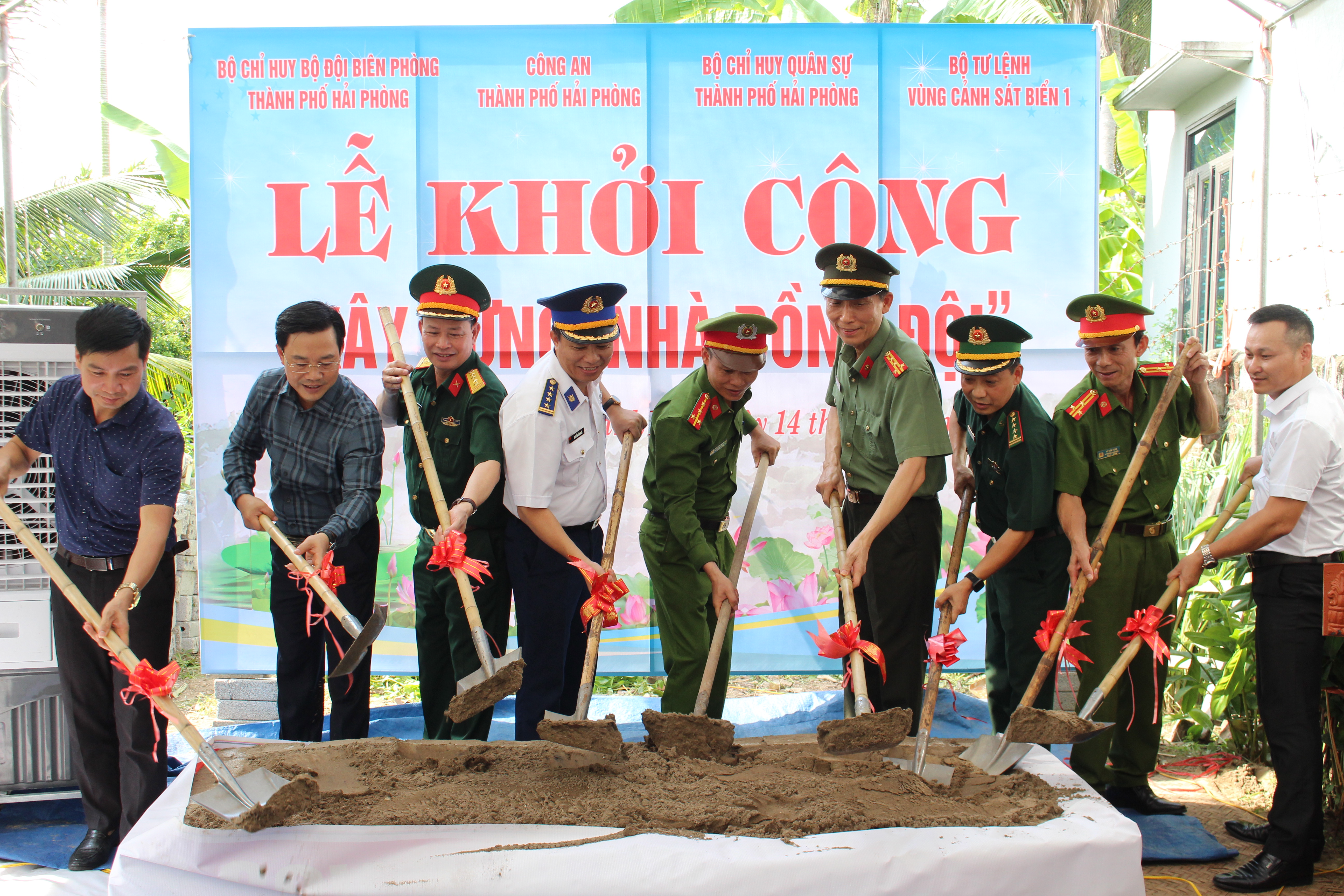 Khởi công xây dựng “Nhà đồng đội” tại xã Dũng Tiến, huyện Vĩnh Bảo